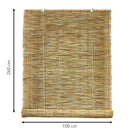 Tenda arella in Bamboo 100x260 cm con carrucola resistente alle intemperie