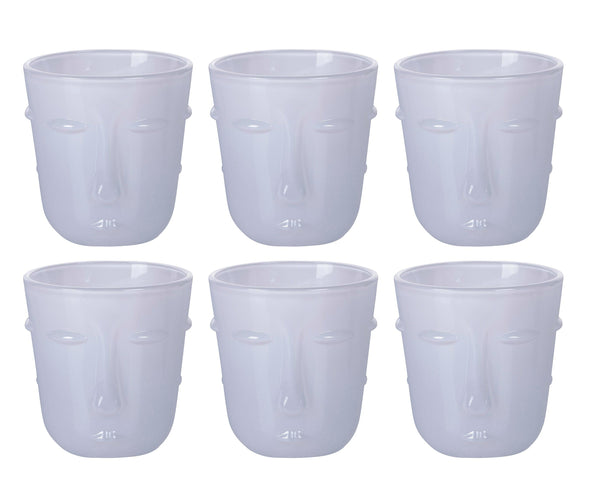 sconto Set 6 Bicchieri Acqua Vis à Vis in Vetro VdE Tivoli 1996 Bianco
