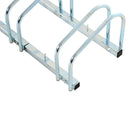 Rastrelliera Porta Biciclette 3 Posti 70,5x33x27 cm Tubi in Acciaio 