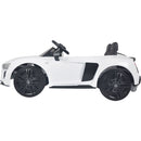 Macchina Elettrica per Bambini 12V con Licenza Audi R8 Spyder Bianca