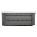 Vasca Idromassaggio Monoblocco Calypso per 5 Persone 200x200x82 cm in Acrilico US Color Legno