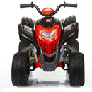 Quad Elettrico per Bambini Moto Moticicletta 6V Atv Rossonero