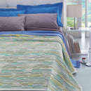 Copriletto in Misto Cotone Cober Altea Azzurro