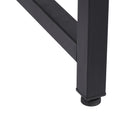 Scrivania da Ufficio 120x60x73 cm in Ferro e MDF  Nero Scuro
