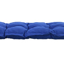 Cuscino per Panchina da Giardino 100x40 cm in Poliestere Blu