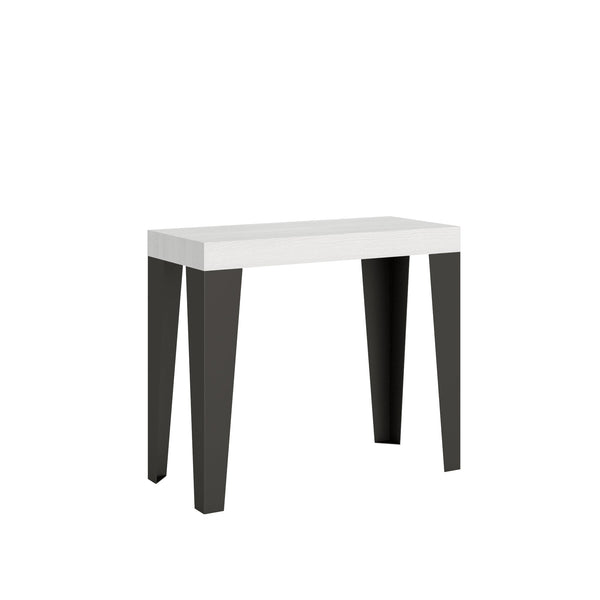 acquista Consolle Allungabile 90-300x40x77 cm in Nobilitato Bianco