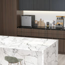 Frigo Portatile 35L con Ripiano Rimovibile e Temperatura Regolabile 47x44.2x48.8 cm Argento      