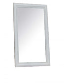 Specchio Cuore 50x2x85 h cm in Legno di paulownia Bianco
