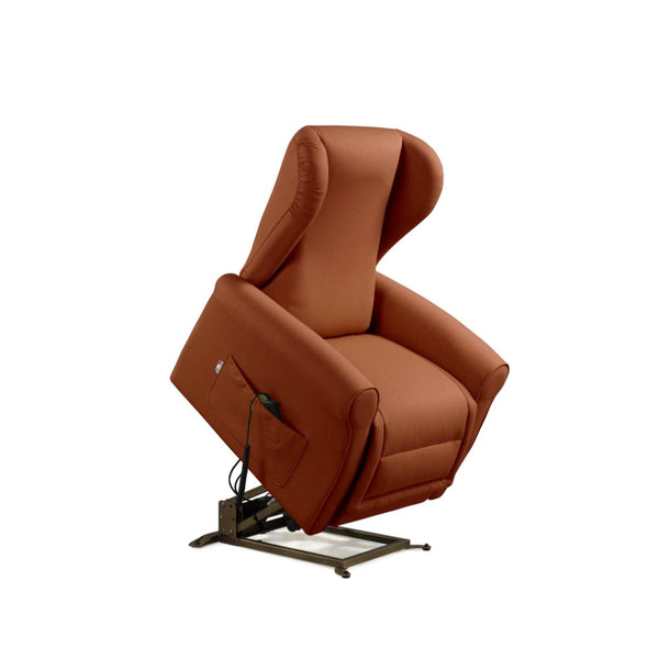 online Poltrona Alzapersona Elettrica 2 Motori 90x100x90 cm Sofa in Microfibra Dispositivo Medico 1 Mattone