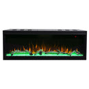 Camino Elettrico da Incasso 56,1x121,7x30,5 cm Effetto Fiamma 1500W Salvador 45 Nero