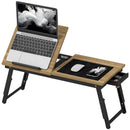 Supporto per Monitor Inclinabile e Regolabile 86x33x22,5-32 cm in Legno Rovere e Nero  