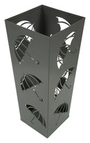 Portaombrelli Umbrella 19x19x48 cm in Metallo Grigio      