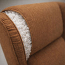 Poltrona Alzapersona 72x80-175x111 cm con Bracciolo Estraibile Dispositivo Medico 1 in Poliestere Nosteo Lenny 641 Marrone 