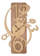 Orologio da Muro Wolly 70x4,4x93 cm in MDF Naturale      