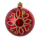 Set 8 Palle di Natale Ø8 cm in Plastica Rosso