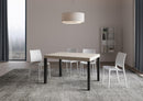  Tavolo Allungabile 140-400x90x77 cm Everyday Cashmere Gambe Antracite