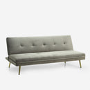 Divano Letto Clic Clac 180x89x78 cm in Poliestere Beige