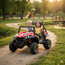 Macchina Elettrica per Bambini Licenza Ufficiale Polar 24V Fuoristrada 2 Posti Rosso