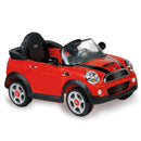 Macchina Elettrica per Bambini 6V con Licenza Mini Cooper Rossa