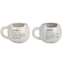 Set 2 tazze  in Ceramica VdE Tivoli 1996 Bianco