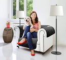 Copridivano Trapuntato Universale 1 Posto Double Face Starlyf Sofa Cover Nero e Grigio