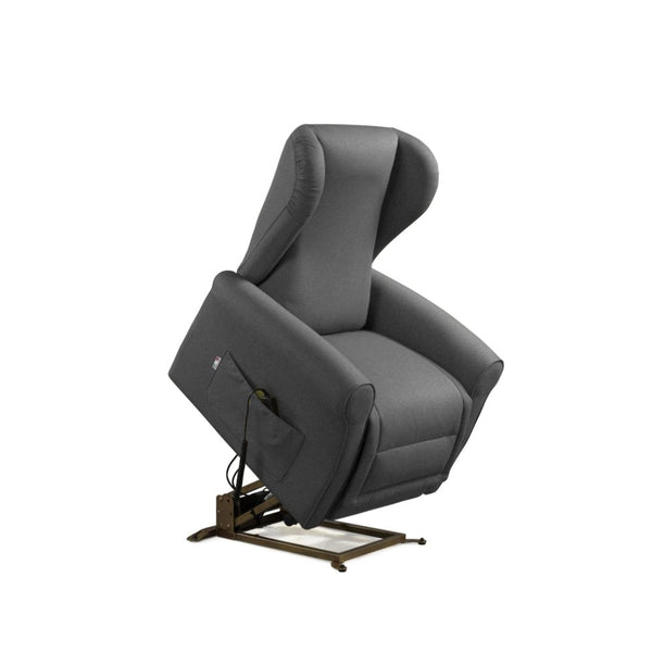Poltrona Alzapersona Elettrica 2 Motori 90x100x90 cm Sofa in Microfibra Dispositivo Medico 1 Grigio Scuro prezzo