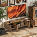Mobile Sospeso con Armadietti in Stile Industriale 150x35x32 cm in Truciolato Marrone   