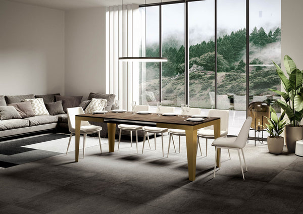 Tavolo Allungabile 180-284x90x80 cm Flame Evolution Noce acquista