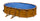Piscina Ovale Fuori Terra 500x300xh120 cm in Acciaio e PVC Gre Sicilia