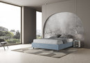 Letto Matrimoniale Large Azelia Azzurro Varie Misure