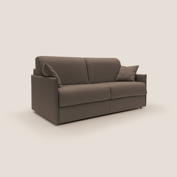 Divano Letto 2 Posti 169x90x96 cm in Tessuto Marrone online