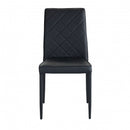 Sedia Blossom 41x50x91 h cm in Similpelle Nero