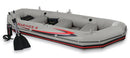 Gommone Tender Gonfiabile 4 Posti 328x145x48 cm con Remi e Pompa Intex Mariner 4