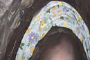 Dipinto su Tela Naomi 100x100x3 cm Cornice in Legno di Pino Multicolor