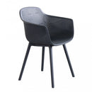 Sedia da Giardino Vannes 49x48,5x81,5 h cm in Plastica Antracite