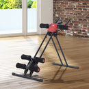 Panca Trainer Addominali Power ABS con Display Nero e Rosso 