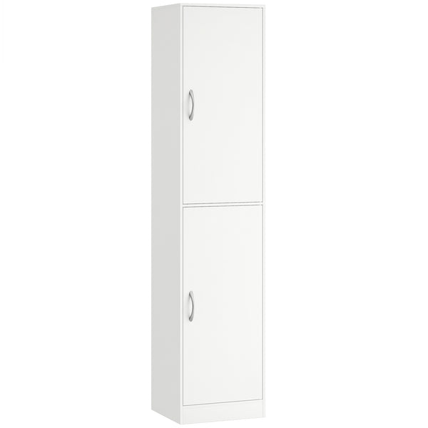 Libreria 40x35x180 cm Scaffalatura Moderna 5 Ripiani in MDF Bianco prezzo