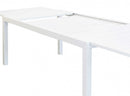 Tavolo Formentera 200/300x100x74 h cm in Alluminio Bianco