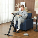 Cyclette per Riabilitazione Gambe e Braccia Design Pieghevole con Schermo LCD in Acciaio Nero  
