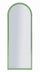 Specchio da Muro Baku Verde 55x2x150 cm in MDF e Vetro e Specchio Verde