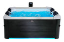 Vasca Idromassaggio da Esterno Spa Riscaldata 160x160x65 cm 6 Posti Wi-Fi Oslo Smart