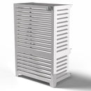 Cover Pompa di Calore 105x65x150 cm installazione a terra vicino la parete Big Blade VL Bianco 