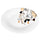 Piatto da Portata 55x27 cm  in Ceramica VdE Tivoli 1996 Face to grey