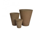Vaso Grande Iris Ø39x46 cm in Fibra sintetica Taupe