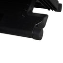 Poggiapiedi da Ufficio Altezza Regolabile 10-16,5 cm  Nero