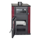 Stufa a Legna con Forno 62x59xH102 cm 27,6Kw Elsa Rossa