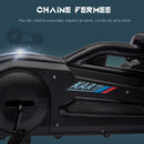 Go-Kart a Pedali per Bambini 100x58x58,5 cm con Sedile Regolabile in 4 Posizioni e Ruote in EVA Nero      