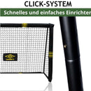 Porta da Calcio Grande per Allenamento 300x200x120 cm per Esterno Umbro Rete Antiurto in Metallo Giallo e Nero      