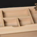 Panca Scarpiera 2 Ripiani in MDF con Cuscino 80x30x48 cm  Grigio e Rovere