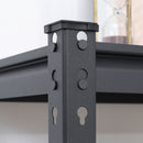 Scaffalatura 5 Ripiani 70x30x167,5 cm con Ripiani e Regolabili in MDF e Acciaio
